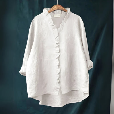 Elegant Shirt with Ruffled Design
